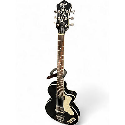 Used Hofner Club CT Contemporary  BLACK Solid Body Electric Guitar