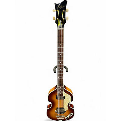 Used Hofner Contemporary Violin Sunburst Electric Bass Guitar