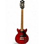 Used Hofner DOUBLE CUT P90 Trans Red Solid Body Electric Guitar Trans Red