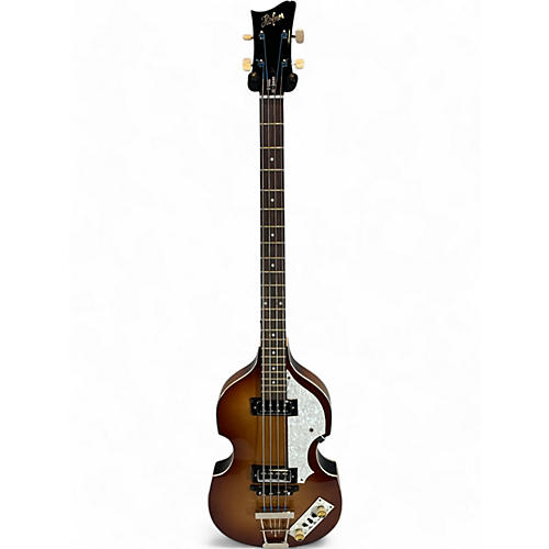 Hofner Used Hofner ED SULLIVAN SHOW Dark Cherry Burst Electric Bass Guitar Dark Cherry Burst