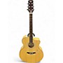 Used Hofner HA-JC05 Natural Acoustic Electric Guitar Natural