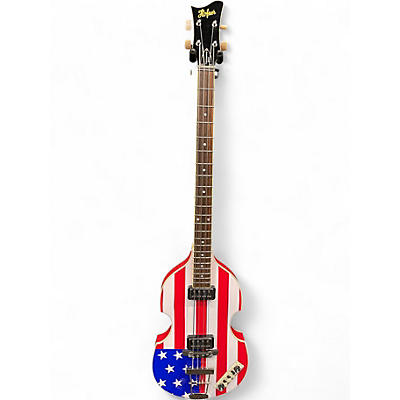 Used Hofner HCT 500/1 AMERICAN FLAG Electric Bass Guitar