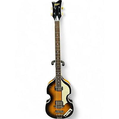 Used Hofner HCT-500/1-CT Tobacco Sunburst Electric Bass Guitar