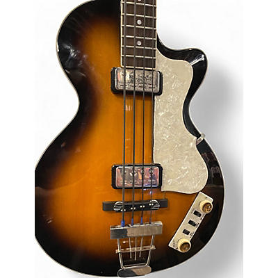 Used Hofner HCT 500/2 Antique Burst Electric Bass Guitar