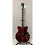 Used Hofner Used Hofner HCT 500/7 Trans Red Electric Bass Guitar Trans Red