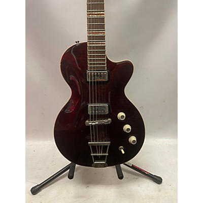 Hofner Used Hofner HCT-CS10 Wine Red Solid Body Electric Guitar