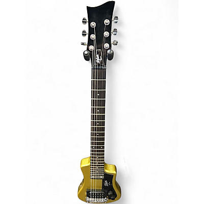 Used Hofner HCT-SH Gold Solid Body Electric Guitar