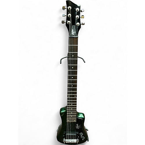 Used Hofner HCT-SH Metallic Green Solid Body Electric Guitar Metallic Green