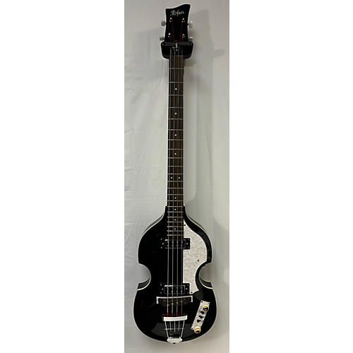 Hofner Used Hofner HI BB PE Black Electric Bass Guitar Black