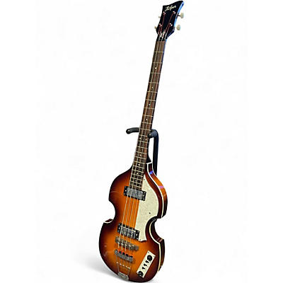 Used Hofner HI-BB Violin 2 Tone Sunburst Electric Bass Guitar