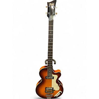 Used Hofner HI-CB BROWN Electric Bass Guitar