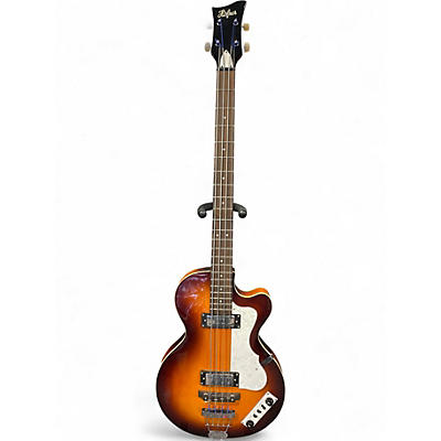 Used Hofner HI-CB Brown Electric Bass Guitar