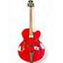 Used Hofner HI J5 Red Hollow Body Electric Guitar Red