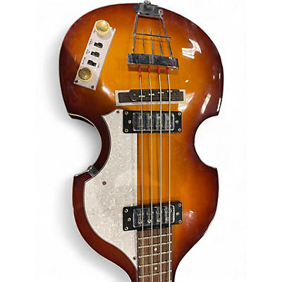 Used Hofner HI SERIES SUNBURST Electric Bass Guitar