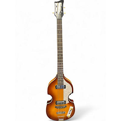 Used Hofner HIBBPE 2 Color Sunburst Electric Bass Guitar