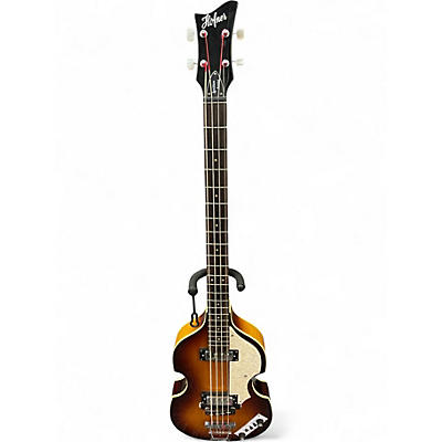 Used Hofner HIVBSB ANTIQUE BROWN SUNBURST Electric Bass Guitar