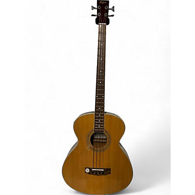 Hofner Used Hofner Hab-01E Natural Acoustic Bass Guitar