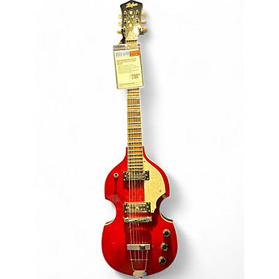 Used Hofner IGNITION PRO RED Solid Body Electric Guitar