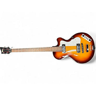 Used Hofner Ignition Club Sunburst Electric Bass Guitar