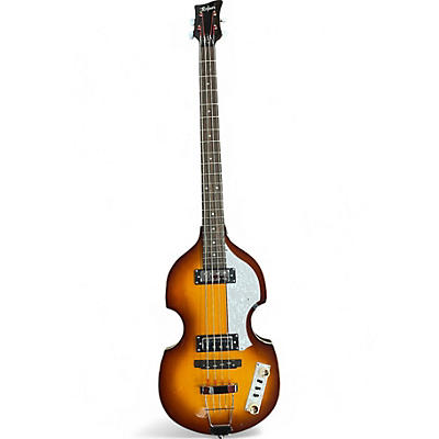 Used Hofner Ignition Series Sunburst Hollow Body Electric Guitar