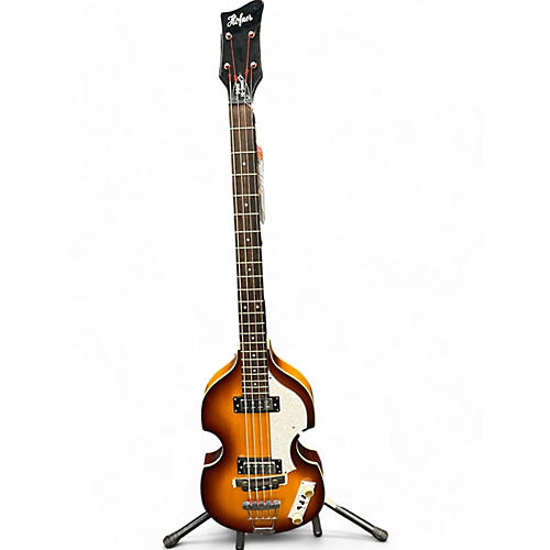 Hofner Used Hofner Ignition Series Vintage 4 String Sunburst Electric Bass Guitar Sunburst