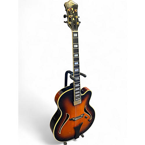 Used Hofner Jazzica Custom Tobacco Burst Hollow Body Electric Guitar Tobacco Burst