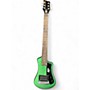 Used Hofner SHORTY  GREEN Solid Body Electric Guitar GREEN