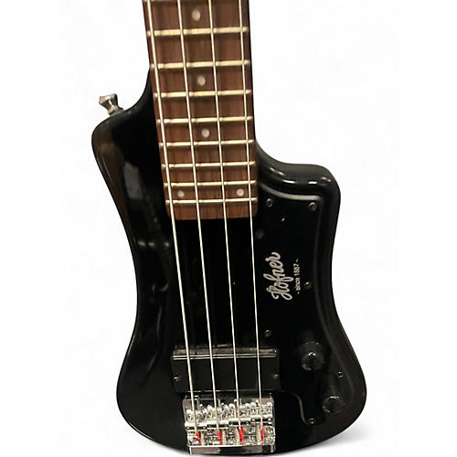 Used Hofner SHORTY TRAVEL BASS HCT-SHB BLACK Electric Bass Guitar BLACK