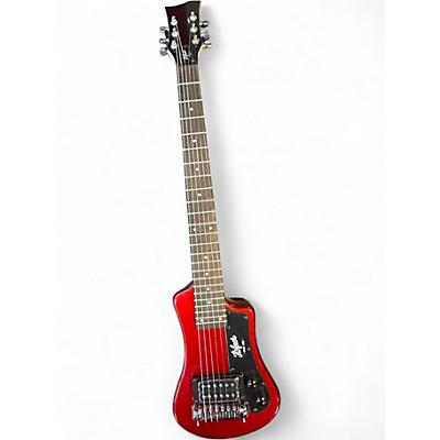 Used Hofner Shorty Red Electric Guitar
