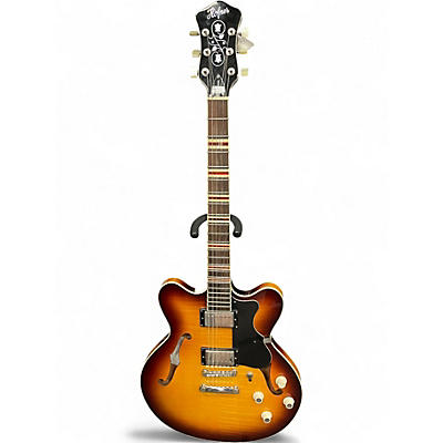 Used Hofner Verythin Standard 2 Color Sunburst Hollow Body Electric Guitar