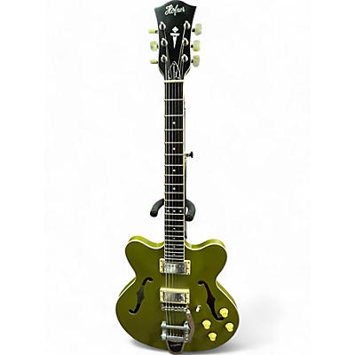 Hofner Used Hofner Verythin Standard Royal Olive Hollow Body Electric Guitar