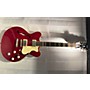 Used Hofner Used Hofner Verythin Standard Trans Crimson Red Hollow Body Electric Guitar Trans Crimson Red