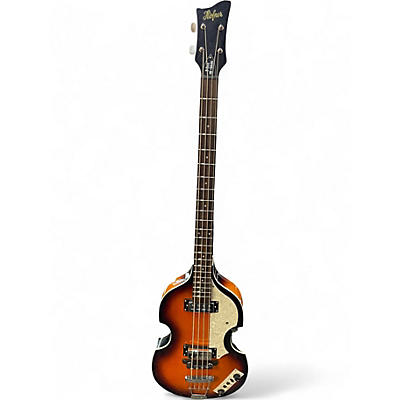 Used Hofner b bass 3 Color Sunburst Electric Bass Guitar