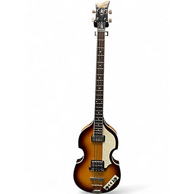 Used Hofner contemporary bbass Sunburst Electric Bass Guitar