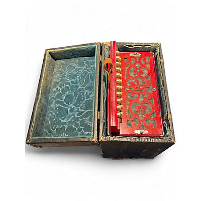 Used Hohner 21 BUTTON ACCORDION Accordion