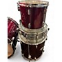 Used Hohner 4 Piece ROCKWOOD Red Drum Kit Red