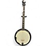 Used Hohner 5 String Resonator Banjo White Banjo White