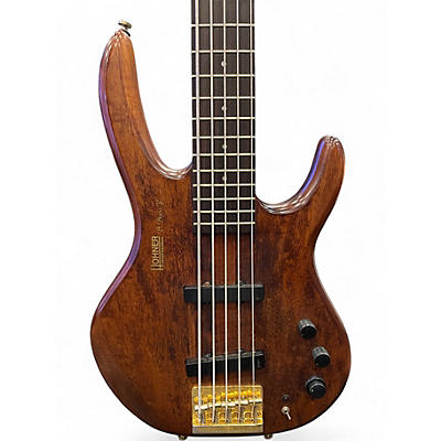 Used Hohner B BASS V Natural Electric Bass Guitar