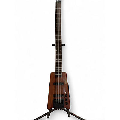 Used Hohner B2A 5 Mahagony Electric Bass Guitar