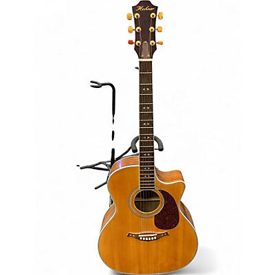 Used Hohner EA65CEQ Natural Acoustic Electric Guitar