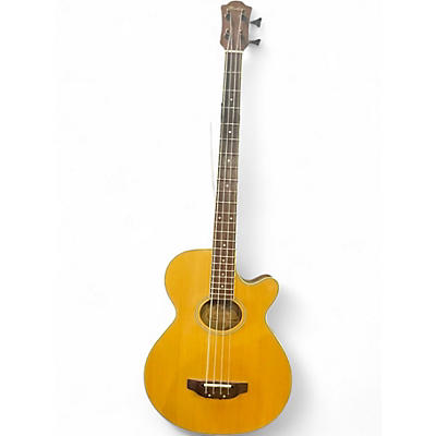 Used Hohner HAB40N Natural Acoustic Bass Guitar