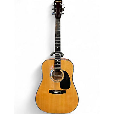 Used Hohner HMW600 Natural Acoustic Guitar