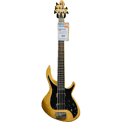 Hohner Used Hohner HRB DLX 5 Natural Electric Bass Guitar