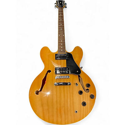 Used Hohner HS35 Natural Hollow Body Electric Guitar