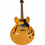 Used Hohner HS35 Natural Hollow Body Electric Guitar Natural
