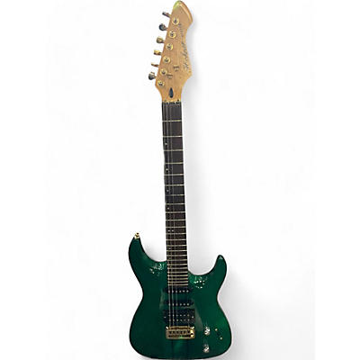 Used Hohner HS90SN GREEN Solid Body Electric Guitar