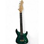 Used Hohner HS90SN GREEN Solid Body Electric Guitar GREEN