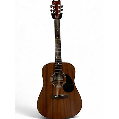 Used Hohner HW 300E Mahogany Acoustic Electric Guitar