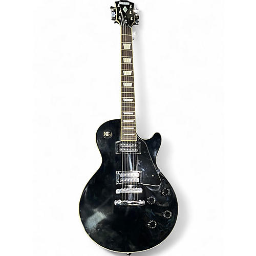 Used Hohner L75 Black Solid Body Electric Guitar Black