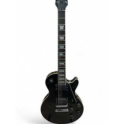 Used Hohner L75 Black Solid Body Electric Guitar Black